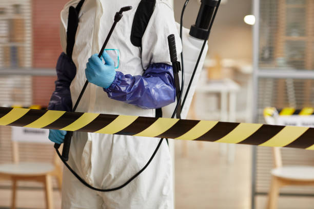 Professional Biohazard technician working in Albion, IL